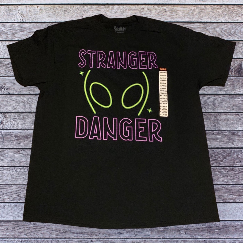 Spencer’s Horror Halloween Alien Stranger Danger Rave Plur Shirt RipnDip Horror